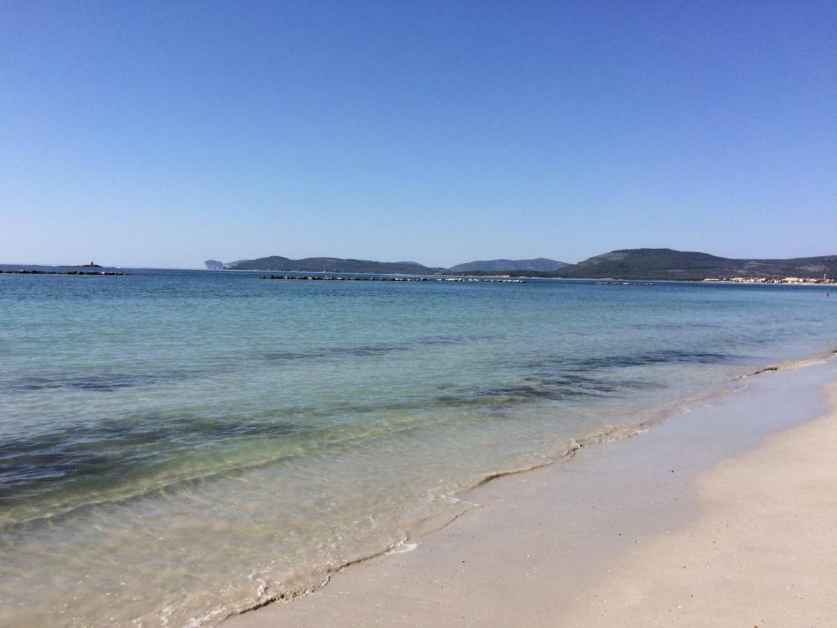 Appartamento Fronte Spiaggia Lido Alghero Luaran gambar